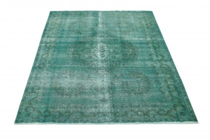 Vintage Teppich Türkis in 300x220