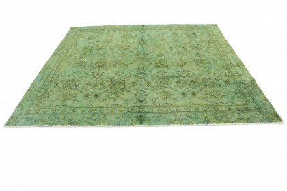 Vintage Teppich Grün in 250x250 (2 / 9)
