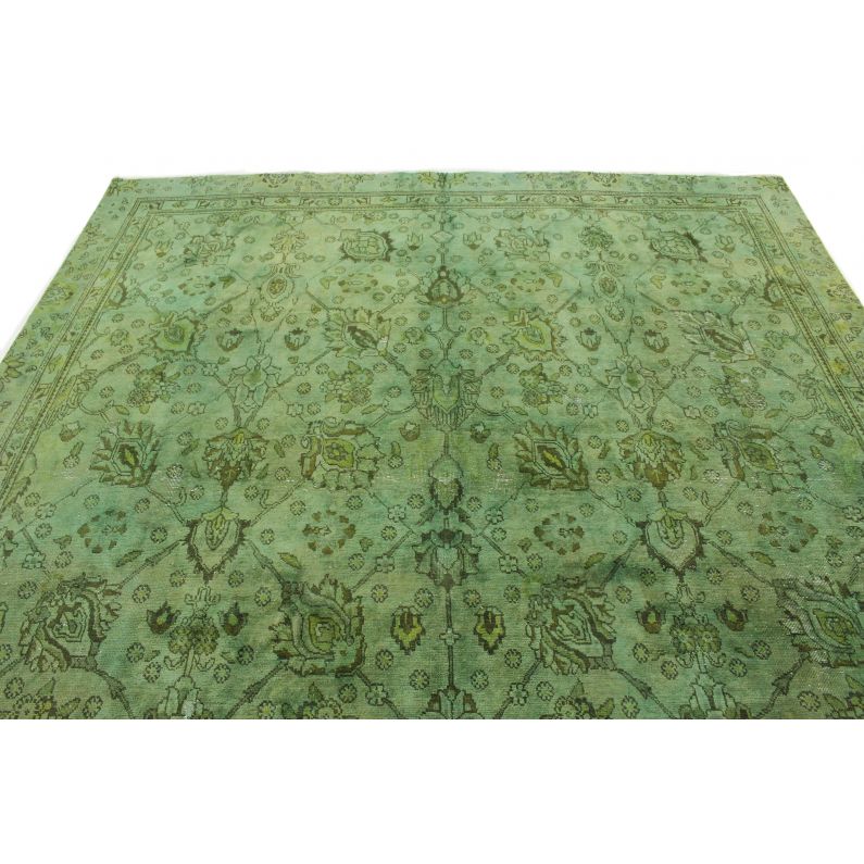 Vintage Teppich Grün in 250x250 (1001-3686) - carpetido.de