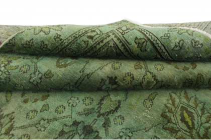 Vintage Teppich Grün in 250x250 (7 / 9)