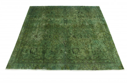 Vintage Teppich Grün in 250x250 (8 / 9)