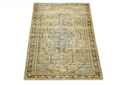 Vintage Teppich Braun Beige in 190x120 (1 / 5)