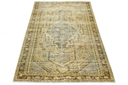 Vintage Teppich Braun Beige in 190x120 (2 / 5)