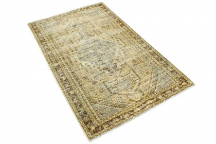 Vintage Teppich Braun Beige in 190x120 (3 / 5)