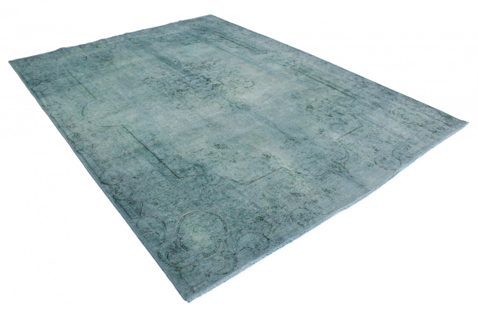 Vintage Teppich Blau Grau in 360x270 (1001-3696 ...