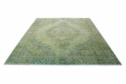 Vintage Teppich Grün Türkis in 370x280 (2 / 6)
