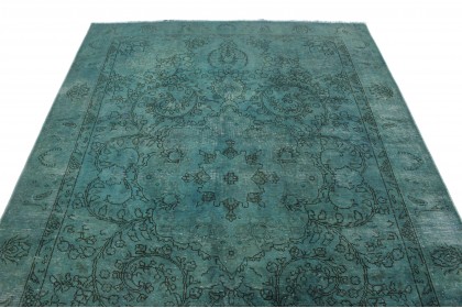 Vintage Teppich Türkis in 280x190 (3 / 5)