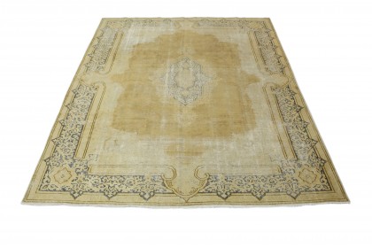 Vintage Teppich Gelb in 390x300 (1 / 7)