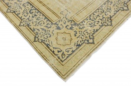 Vintage Teppich Gelb in 390x300 (3 / 7)