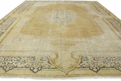 Vintage Teppich Gelb in 390x300 (4 / 7)