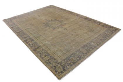 Vintage Teppich Grau Blau in 410x290 (3 / 7)