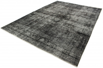 Vintage Teppich Schwarz Grau in 360x260 (5 / 7)
