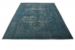 Vintage Rug Turquoise Blue in 380x290