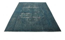 Vintage Teppich Türkis Blau in 380x290