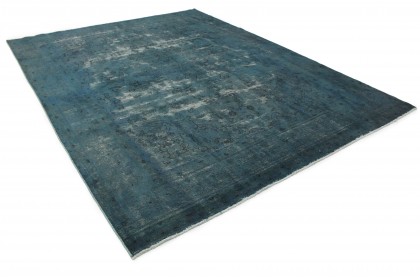 Vintage Rug Turquoise Blue in 380x290 (4 / 5)