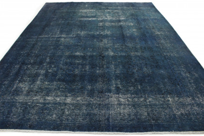 Vintage Teppich Türkis Blau in 370x290 (2 / 6)