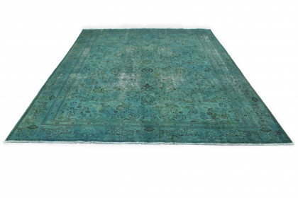 Vintage Teppich Türkis in 380x290cm (2 / 5)