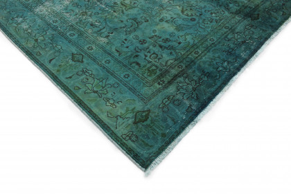 Vintage Teppich Türkis in 380x290cm (4 / 5)