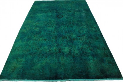 Vintage Teppich Grün in 310x190cm (1 / 10)