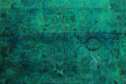 Vintage Teppich Grün in 310x190cm (2 / 10)