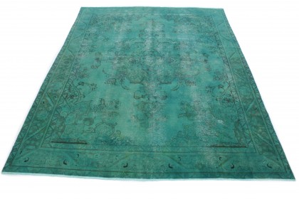 Vintage Teppich Türkis in 390x300cm