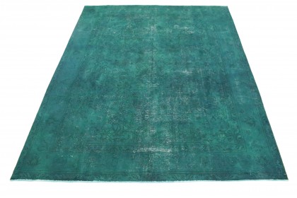 Vintage Teppich Türkis in 380x300cm