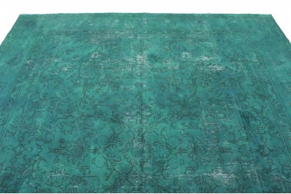 Vintage Teppich Türkis in 380x300cm (2 / 5)