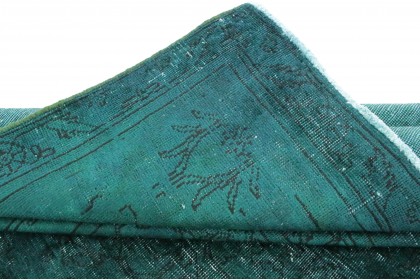 Vintage Teppich Türkis in 380x300cm (5 / 5)