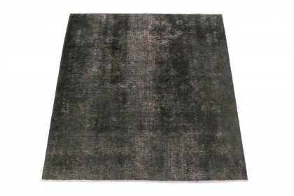 Vintage Teppich Schwarz Rosa in 160x150 (4 / 8)