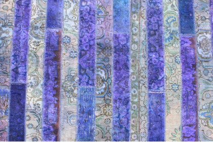 Patchwork Rug Purple in 250x170cm (4 / 5)