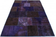 Patchwork Rug Purple in 250x170cm