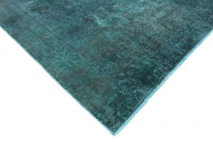 Vintage Teppich Dunkel Türkis in 390x250 (6 / 8)