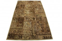 Patchwork Teppich Braun in 200x120cm