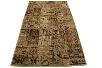 Patchwork Rug Brown in 200x120cm