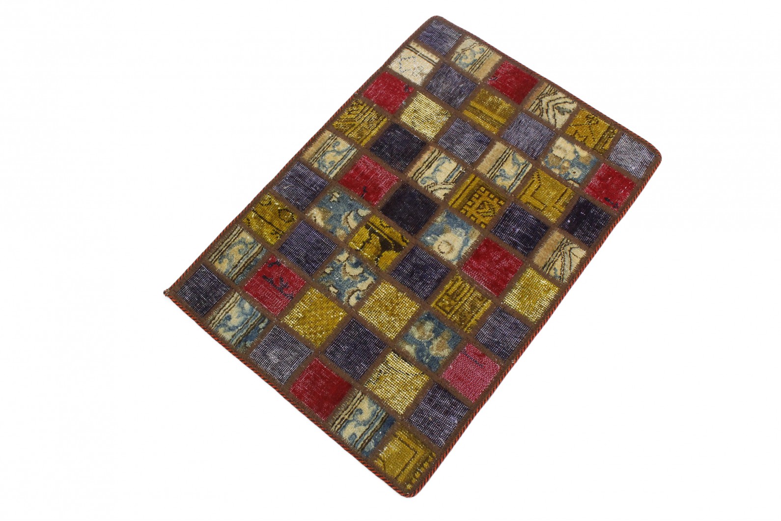 Patchwork Teppich in 90x60 (1002-3663) - carpetido.de