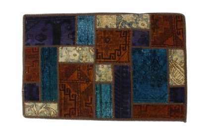 Patchwork Teppich in 90x60