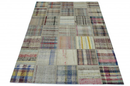 Kelim Patchwork Teppich in 290x190cm (1 / 5)