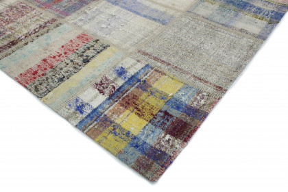 Kelim Patchwork Teppich in 290x190cm (3 / 5)