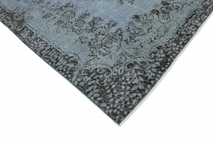 Vintage Teppich Blau Grau in 260x170 (4 / 6)