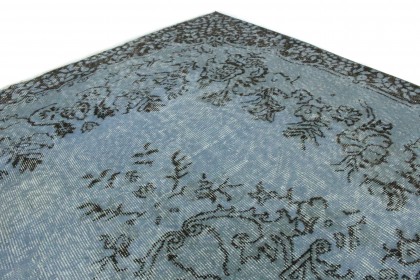 Vintage Teppich Blau Grau in 260x170 (5 / 6)