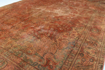 Vintage Teppich Rost Orange in 400x290 (5 / 11)