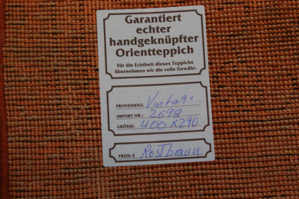 Vintage Teppich Rost Orange in 400x290 (11 / 11)