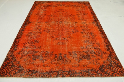 Vintage Teppich Orange in 290x190cm (3 / 5) Vintage Teppich Orange in 290x190cm (3 / 5)