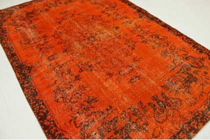Vintage Teppich Orange in 290x190cm (4 / 5) Vintage Teppich Orange in 290x190cm (4 / 5)