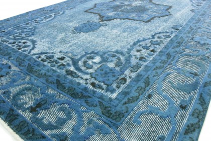 Vintage Teppich Blau in 250x150 (5 / 6)