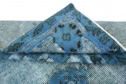 Vintage Teppich Blau in 250x150 (6 / 6)