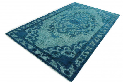Vintage Teppich Türkis in 290x170 (2 / 6)