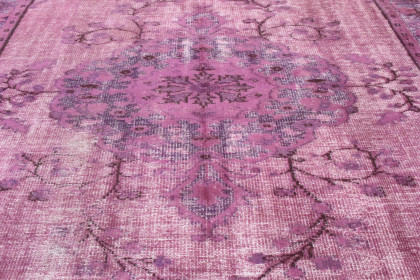 Vintage Teppich Rosa Pink in 310x220 (6 / 7)