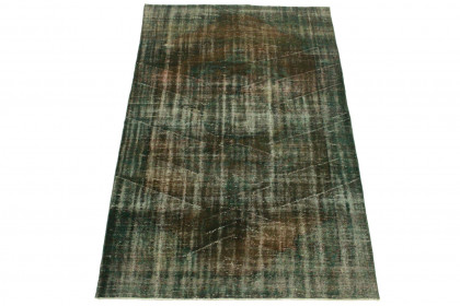 Vintage Teppich Grün Braun in 260x160cm (1 / 4) Vintage Teppich Grün Braun in 260x160cm (1 / 4)