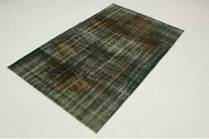 Vintage Teppich Grün Braun in 260x160cm (3 / 4) Vintage Teppich Grün Braun in 260x160cm (3 / 4)